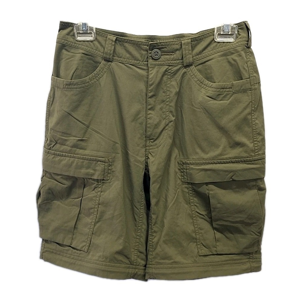 REI Co-op Olive Cargo Hiking Shorts Outdoor Utility Trail Mens 28